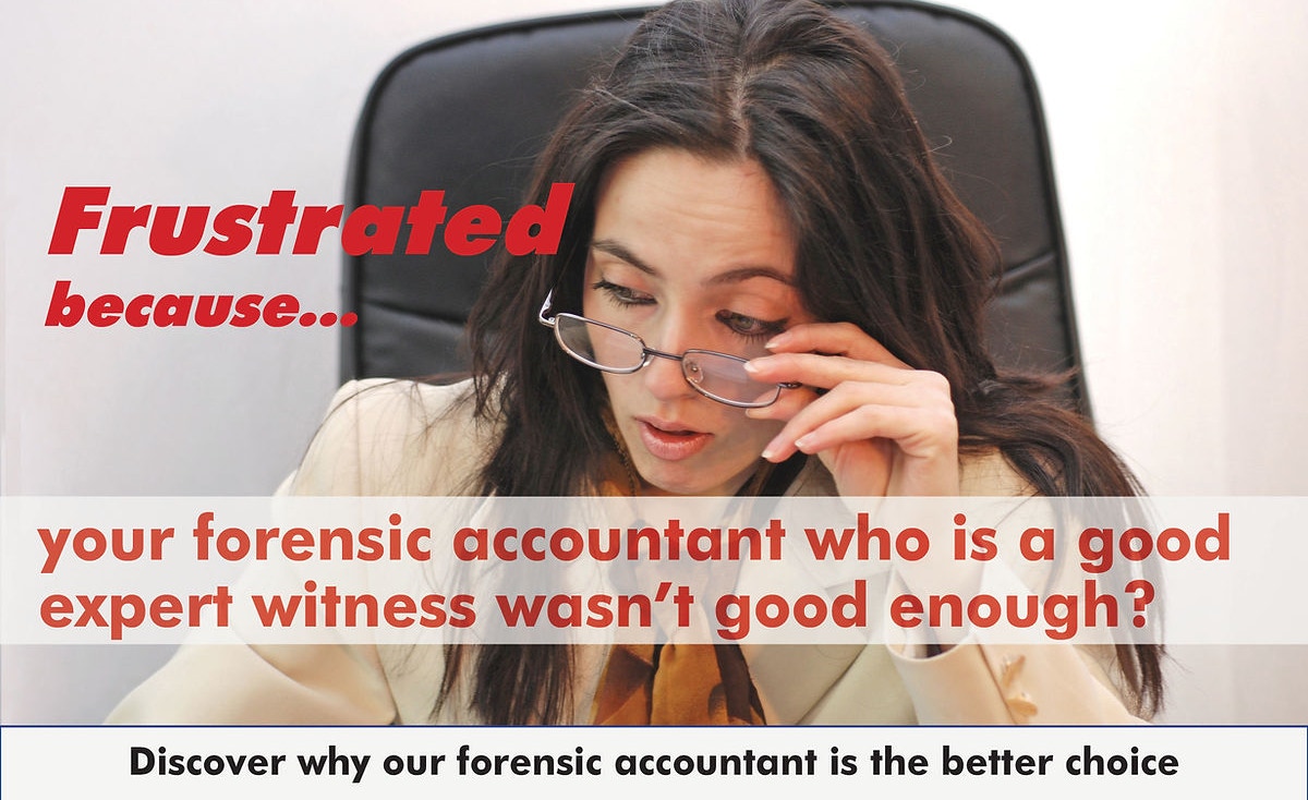 A sample ad that captures the attention of attorneys seeking an excellent forensic accountant